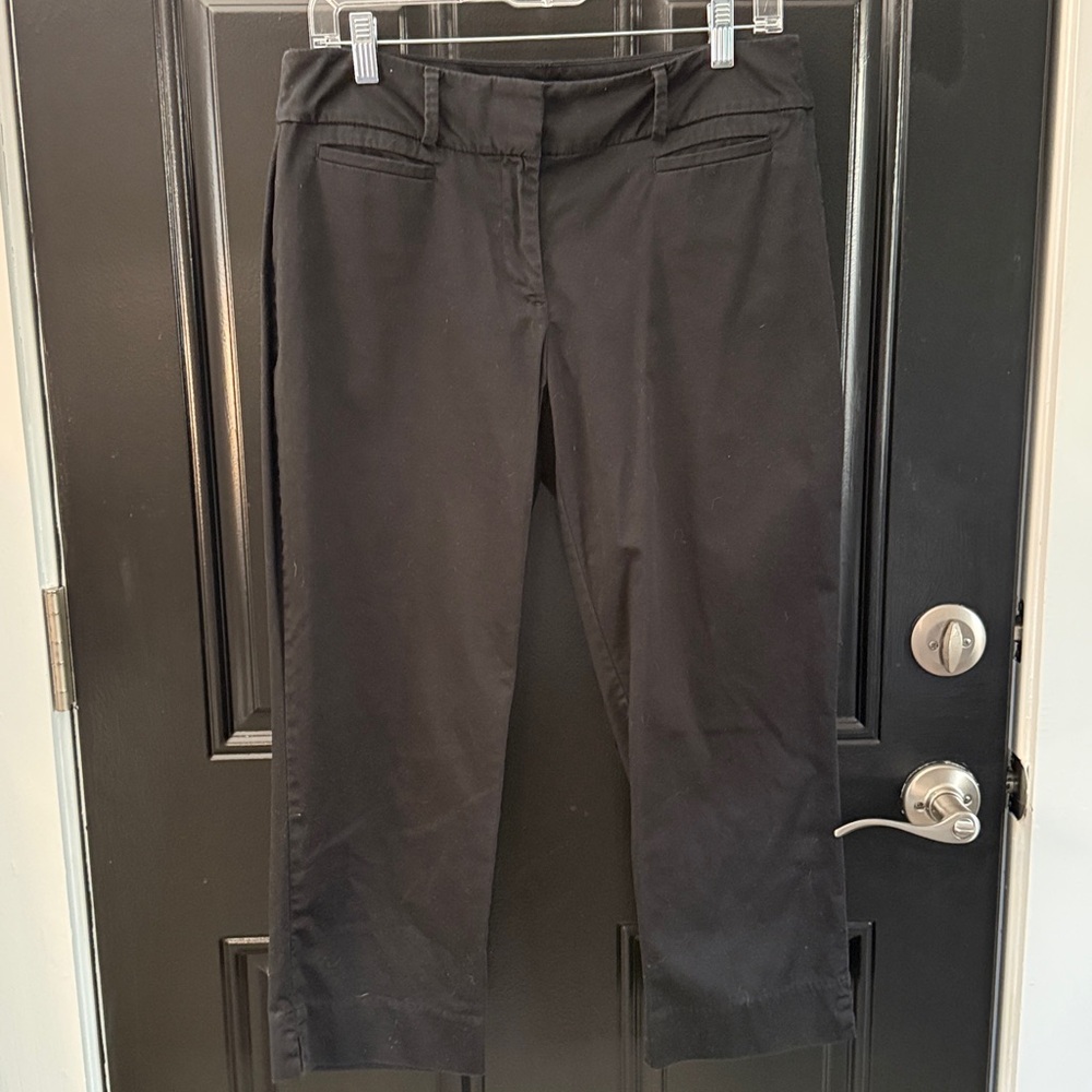 LOFT Outlet Black Curvy Trousers